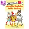 【中商原版】I Can Read Level 2 我可以读2级 糊涂女佣 Amelia Bedelia Talks Turkey 儿童分级阅读插图故事 英文原版 6-9岁 商品缩略图0