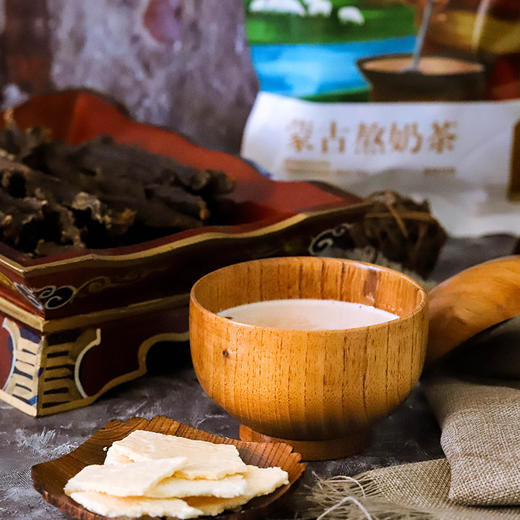 小奶花 蒙古熬奶茶 甜咸口味200g 商品图2