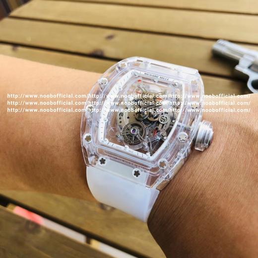 理查德米勒🐻【Richard Mille】全球限量版 本，水晶全透明玻璃鑫多功能复杂机械腕表，晶莹透亮⋯引领科技、未来、时髦感，透视机械美学，带来更新锐与前卫的诠释，全透明镂空水晶的诱惑力，值得欣赏 商品图5