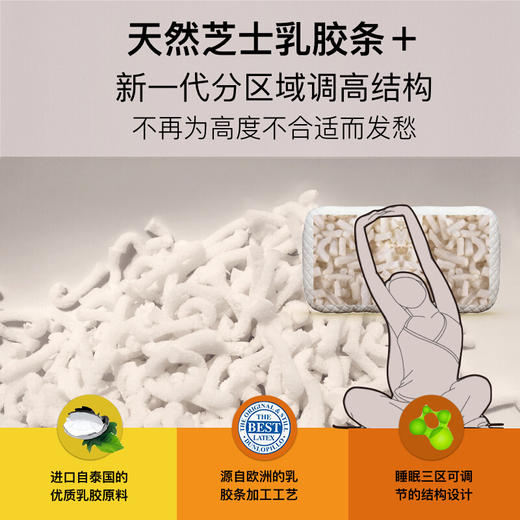 一人一枕 乳胶芝士条枕 商品图1