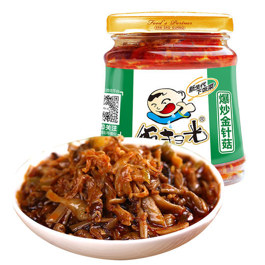 饭扫光下饭菜280g 野香菌 野竹笋 爽脆木耳 爆炒金针菇 商品图2