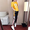 HNE-A095新款小雏菊网红时尚潮流韩版宽松棉质两件套 商品缩略图2