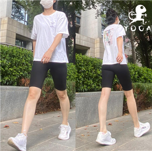 壁虎2020【半糖】显瘦高挑瑜伽健身五分裤 商品图9