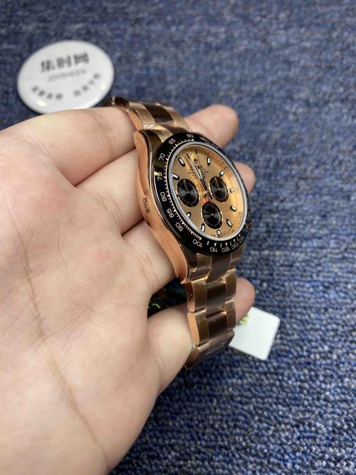 最新版本🔥116505 劳力士超级宇宙计时迪通拿系列 全玫金黑色陶瓷圈款，Cal.4130甲板自动机械计时机芯 商品图2