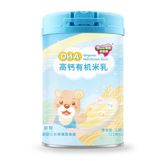 格兰宝益生元铁锌钙有机米乳230g 商品图0