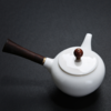 【茶具】*羊脂玉瓷茶壶白瓷侧把壶泡茶器礼品功夫茶具陶瓷套装单壶 商品缩略图1
