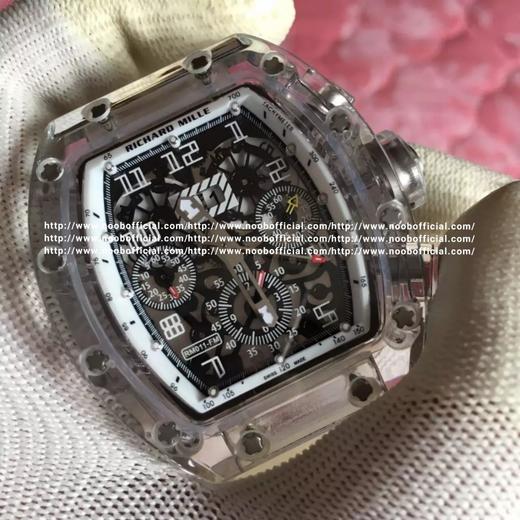 RM厂出品 理查德米勒  RICHARD MILLE  RM11-1  7750机芯大日历  透明玻璃壳套 原装折叠扣  土豪专属 商品图11