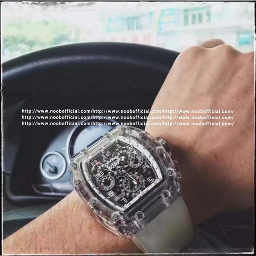RM厂出品 理查德米勒  RICHARD MILLE  RM11-1  7750机芯大日历  透明玻璃壳套 原装折叠扣  土豪专属 商品图5