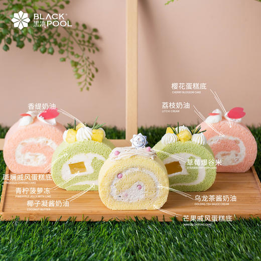 （兑换专用）【轻盈顺滑，入口即化】春日花花蛋糕卷2卷，低糖·好吃更健康 商品图1