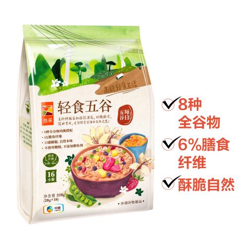 悠采轻食五谷麦片320g