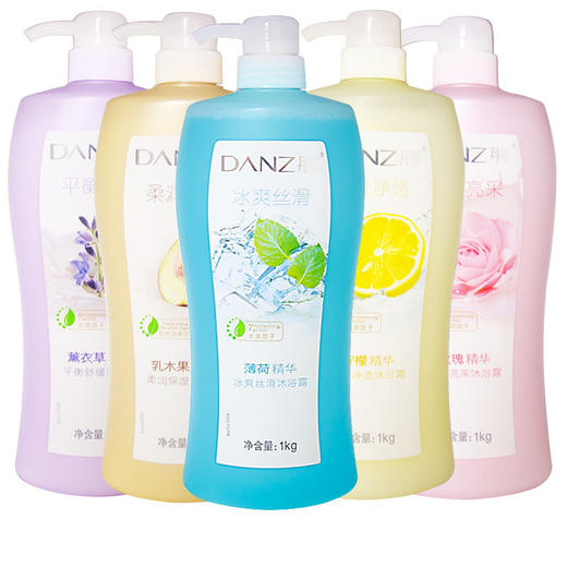 【丹姿沐浴露乳1L大瓶装】玫瑰乳木果滋润沐浴清洁保湿薄荷 商品图3