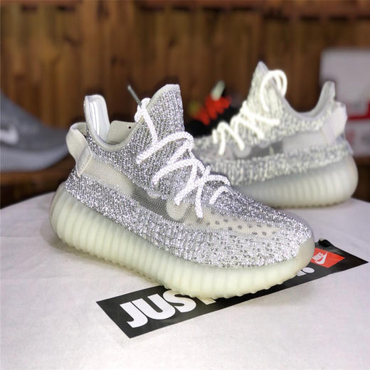 yeezy阿迪达斯满天星椰子350v2男鞋女鞋天使真爆反光情侣运动鞋潮