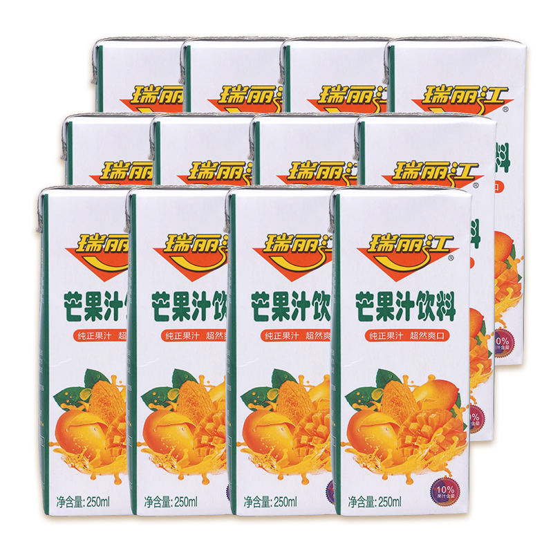 瑞丽江 酸角汁 芒果汁饮料250mlx12盒装 云南特产芒果