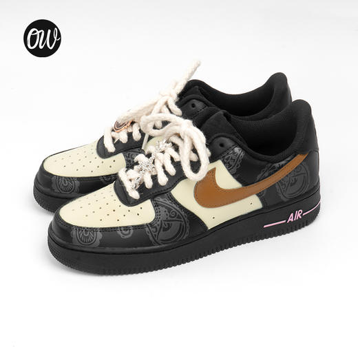 【含鞋】nike air force 1 ts风腰果花麻绳n-0255