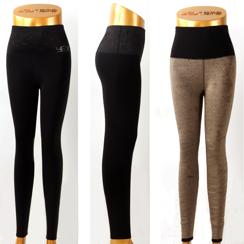 雅尔香6355女 打底冬季海貂绒高腰收腹保暖裤