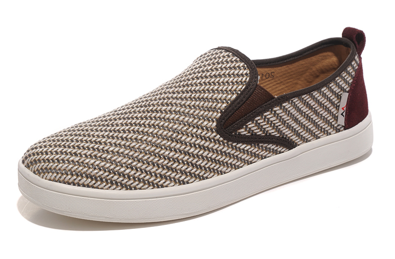 visvim夏季编织布面板鞋休闲男鞋透气时尚潮流鞋低帮真皮鞋子包邮