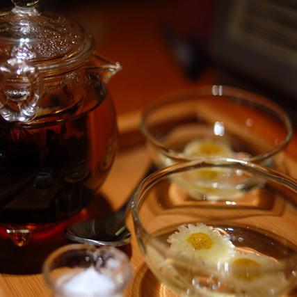 大风口菊花普洱茶 - 三峡大风口茶叶