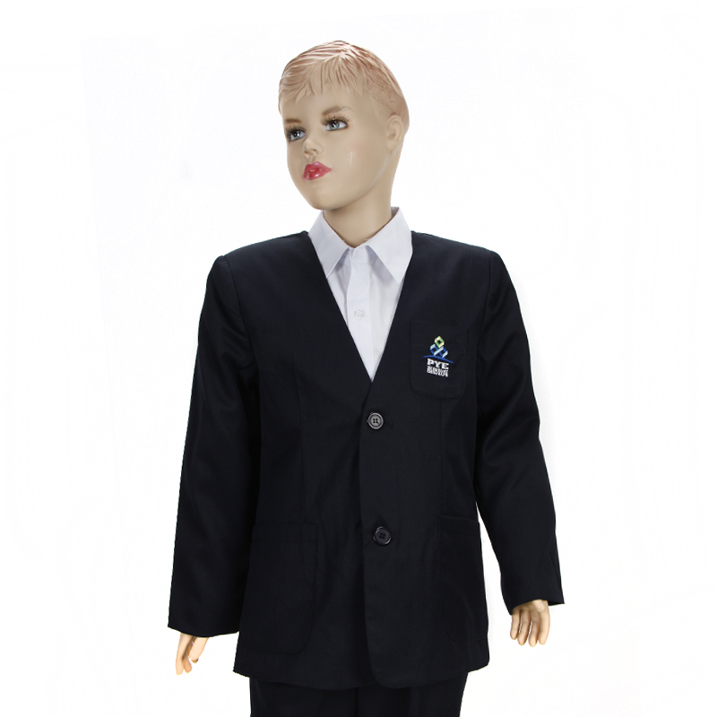 望子成龙 广州番禺区小学校服套装 男生冬季礼服外套上衣