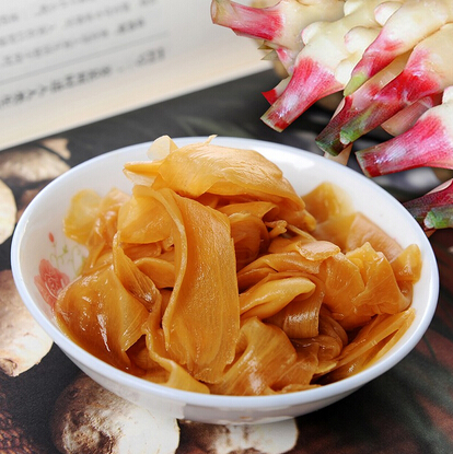 莱芜姜莱头道菜鲜香味 寿司姜片