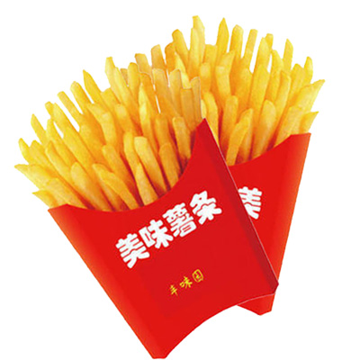 商品详情 美味薯条 布格豆饮品快餐                         扫描