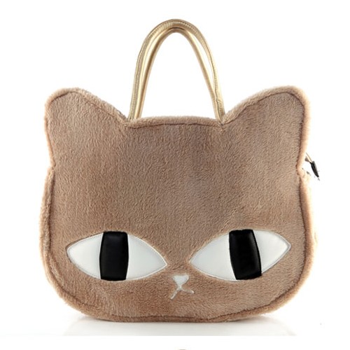 2014冬新款可爱百搭气质猫猫女包包手提包 回头率百分百实拍8038