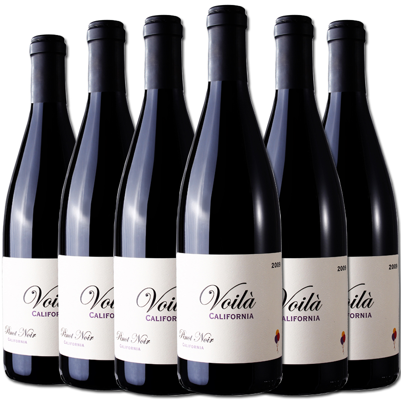 美国加州原瓶原装进口红酒 沃拉黑皮诺干红葡萄酒 整箱6瓶装