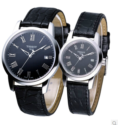 全球联保天梭tissot情侣石英手表t033.410.16.053.01 ,t033.210.16