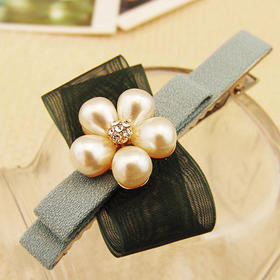 casmon卡诗蔓手工发饰韩国正品头饰头花一字夹边夹