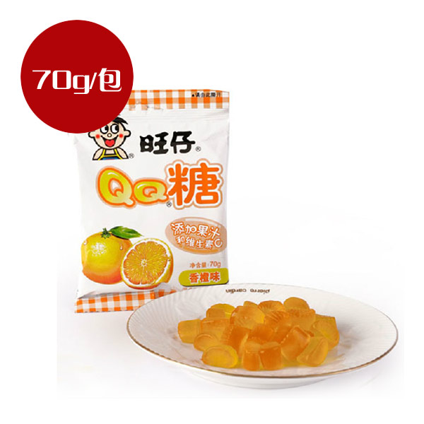 70g旺仔qq糖(香橙味)