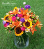 欣欣丨百合向日葵玫瑰混合花束 商品缩略图1