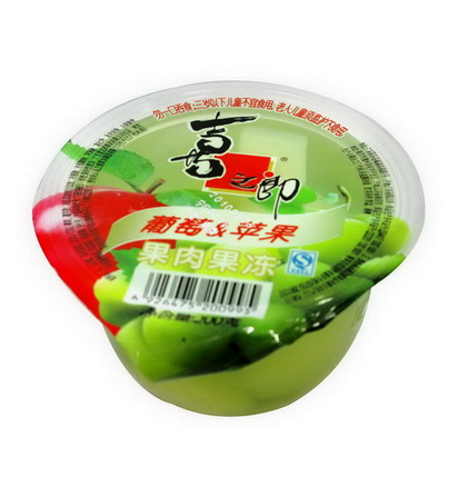 喜之郎果肉果冻200g葡萄 苹果