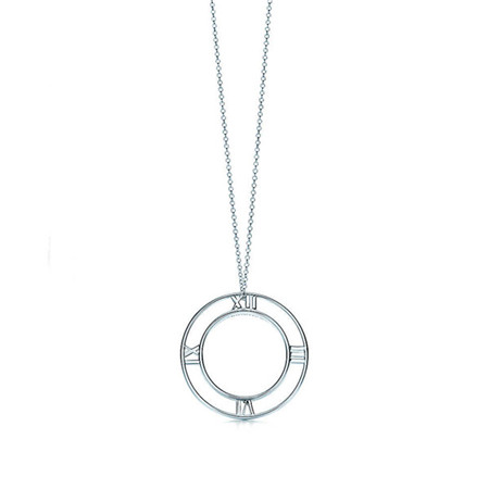 蒂芙尼纯银小号圆形吊坠