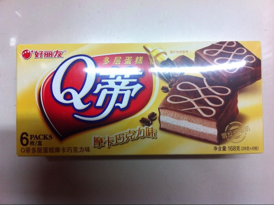 好丽友q蒂摩卡6p168g