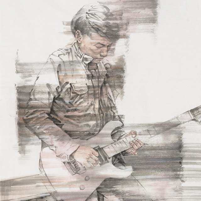 邓灿《人物系列之四》应物象形丨中国艺术品投资中国画名家作品推荐展