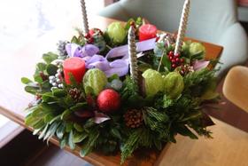 圣诞礼丨桌面圣诞花环