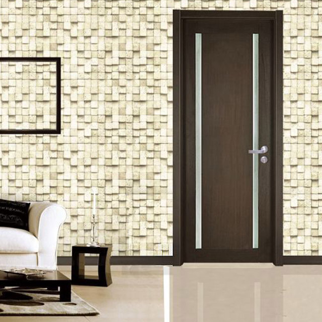 民族范儿 双边玻璃镶嵌免漆门9色可选@-019 - 宁波tata木门