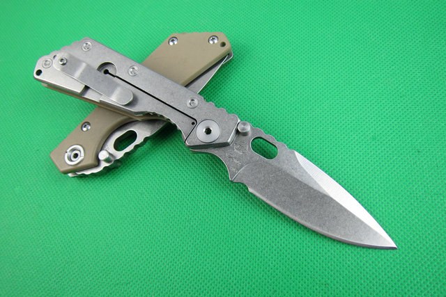 石洗系列strider—钢锁版折刀(浅绿色)