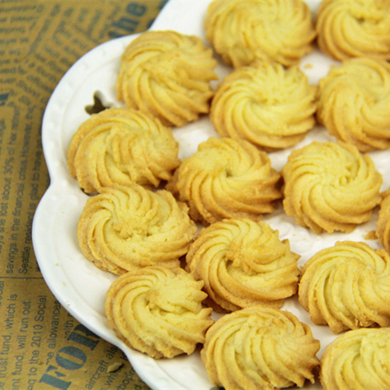 北纬30度 原味曲奇 独立包装烘烤类糕点80g 手工饼干 满百包邮