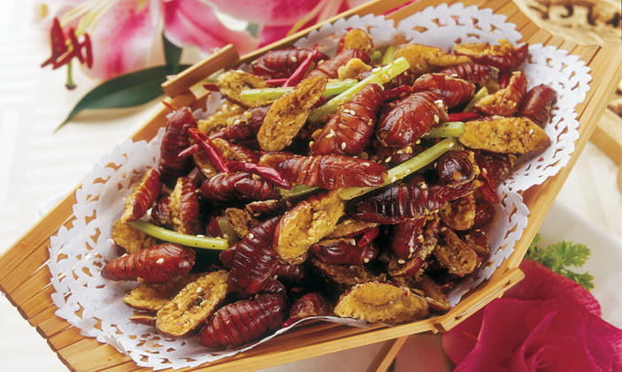 干煸蚕蛹(开门红)