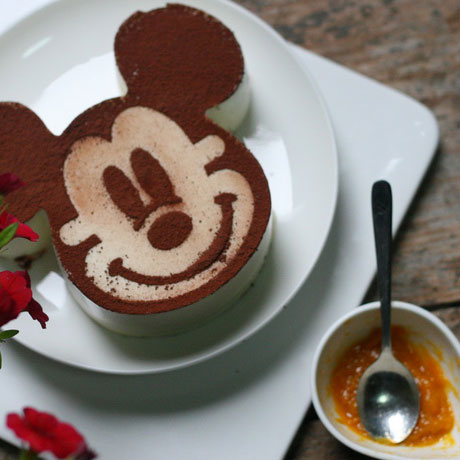 兮家手点-米奇香草乳酪慕斯定制创意生日蛋糕特价-乳脂奶油更健康