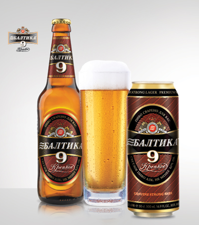 浓度啤酒比经典贮藏啤酒要烈性1倍 波罗的海9号啤酒具有丰富优美口感