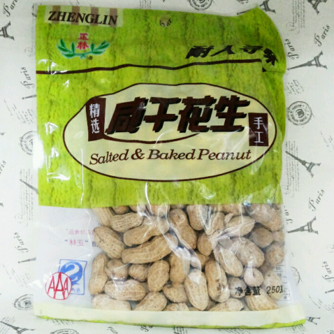 正林咸干花生250g-胜利超市