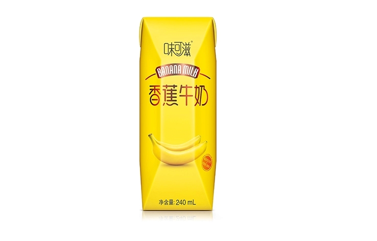 伊利味可滋香蕉牛奶240ml*12盒