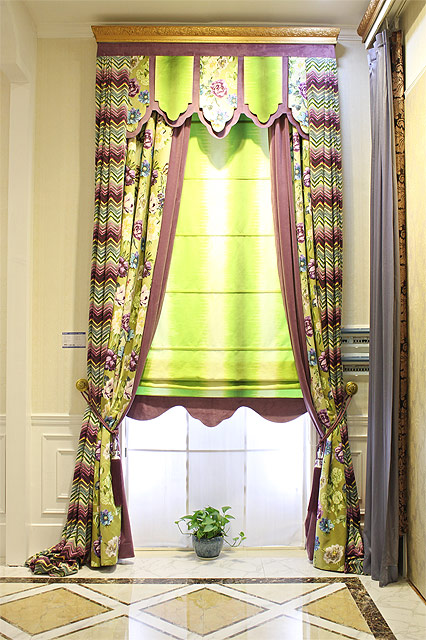 美丽绒窗帘(定制)