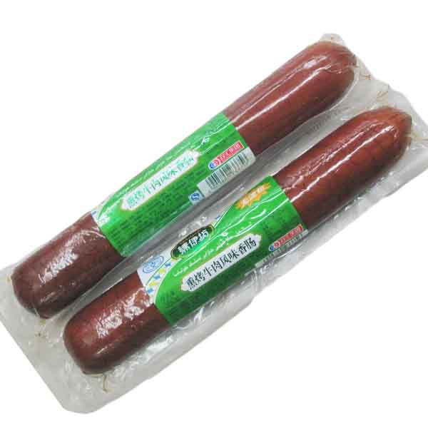 双汇清真熏烤牛肉风味香肠380g