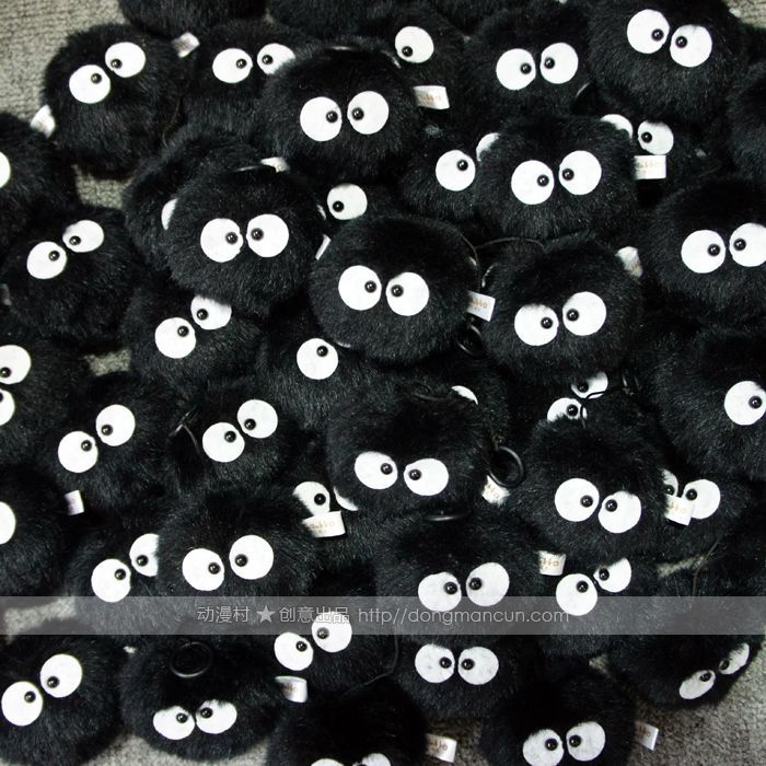 吉卜力宫崎骏龙猫 千与千寻 小煤球 黑小鬼