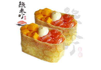 芒果三文鱼军舰