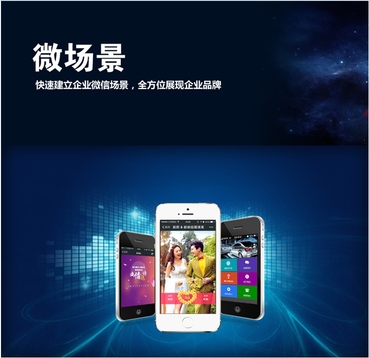 易企秀软件制作,企业或产品宣传微场景