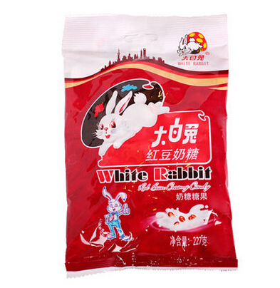 大白兔 红豆味奶糖227g/袋 童年味道