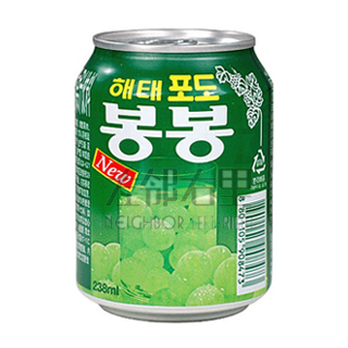 238ml韩国海太葡萄果粒果汁